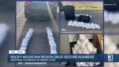 DEA Rocky Mountain region announces 2025 seizures