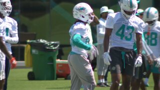 The Miami Dolphins are holding a rookie minicamp in Miami Gardens on May 8-10, 2026.