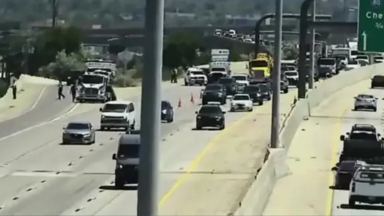 Motorcyclist strikes semitruck, crashes, critically injured in West Valley City