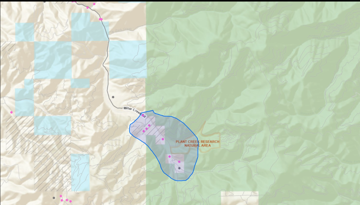Miller Peak Fire Evacuation Zone