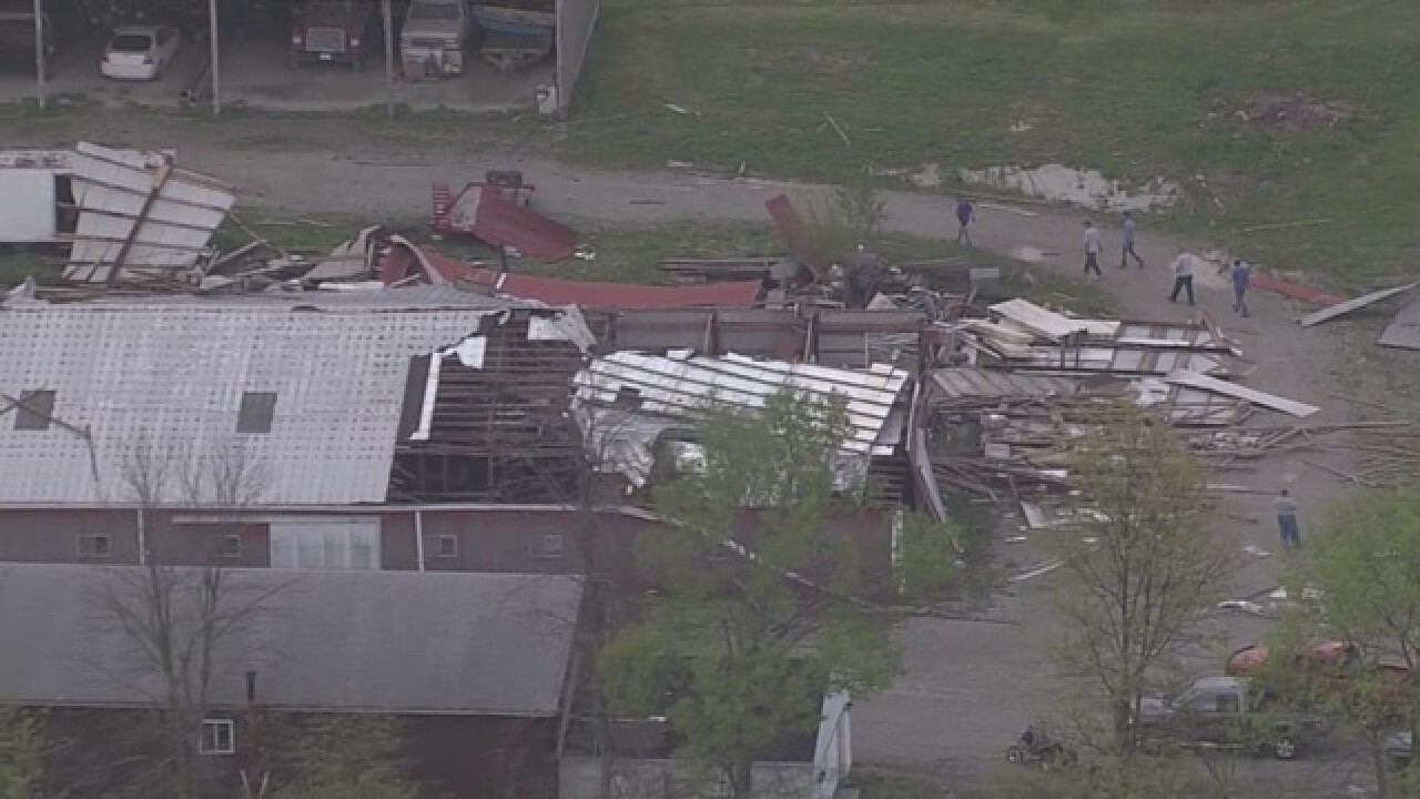 PHOTOS: Damage from tornado in Boone County