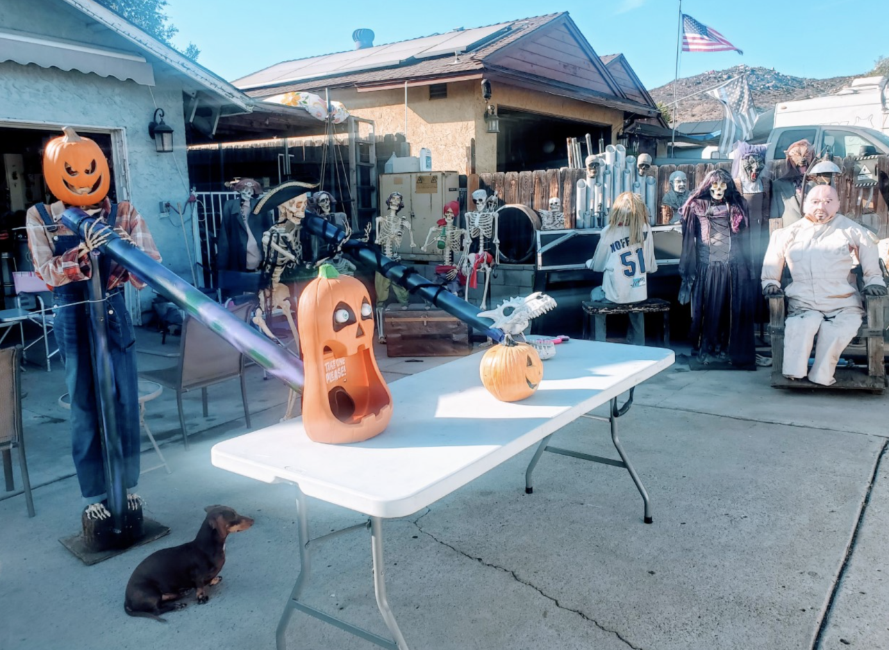 Halloween lovers turns to candy chutes to make trick-or-treating happen