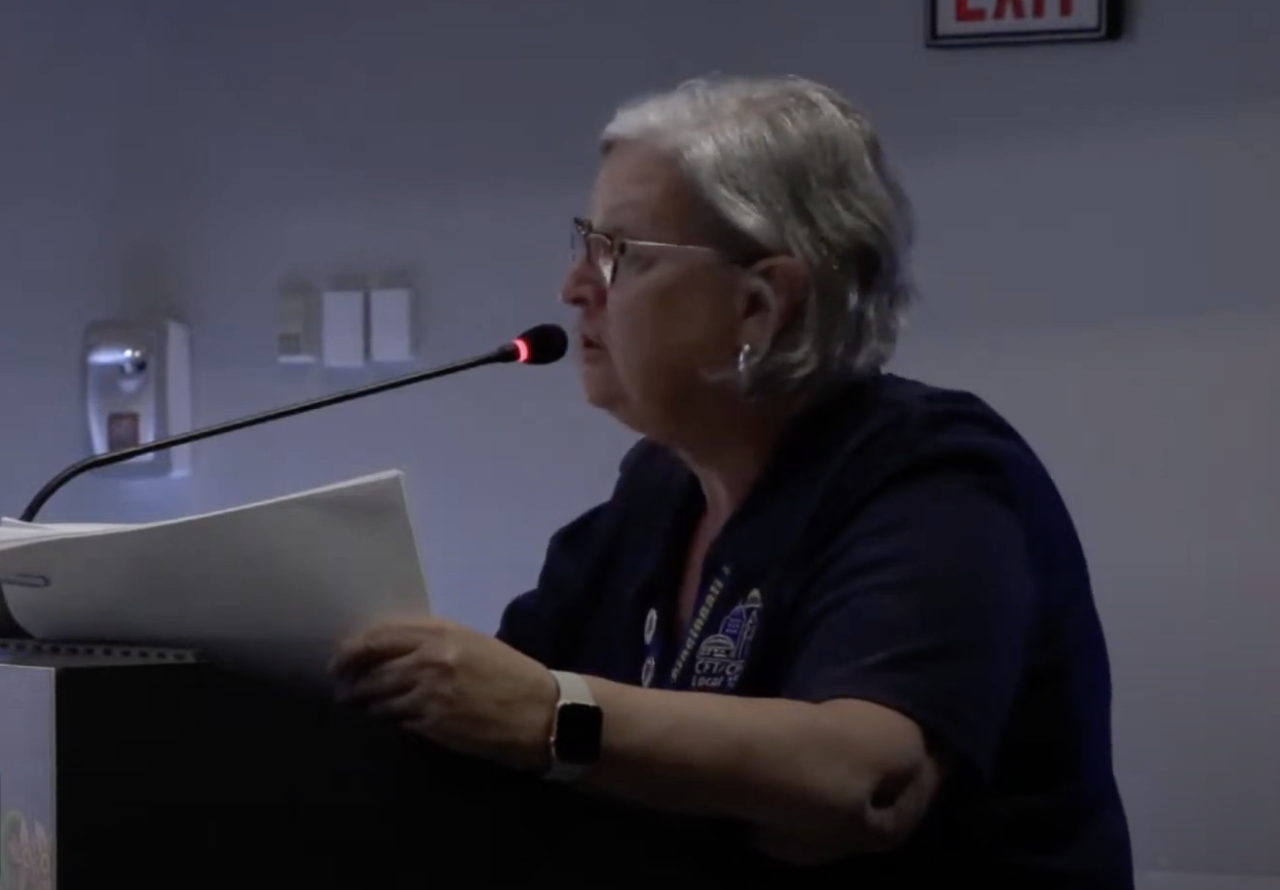 Cincinnati Federation of Teachers President Julie Sellars