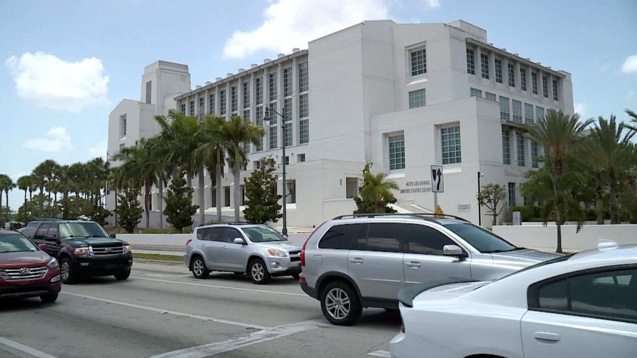 The Alto Lee Adams, Sr. Federal Courthouse is located on U.S. Highway 1 in Fort Pierce.