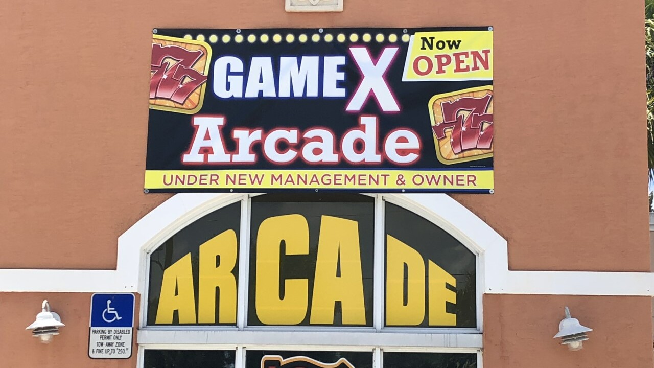 Game X Arcade, located at 8890 Lawrence Road near Boynton Beach, on July 6, 2022.jpg