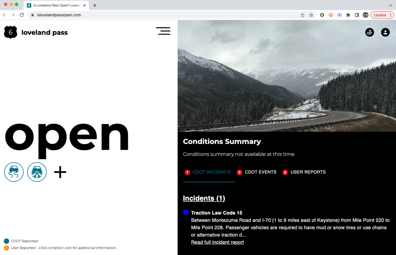 IsLovelandPassOpen.com_Drive Colorado
