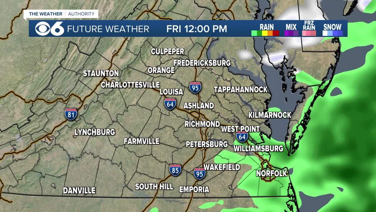 Snow in Virginia Winter Weather Dec. 5, 2025 