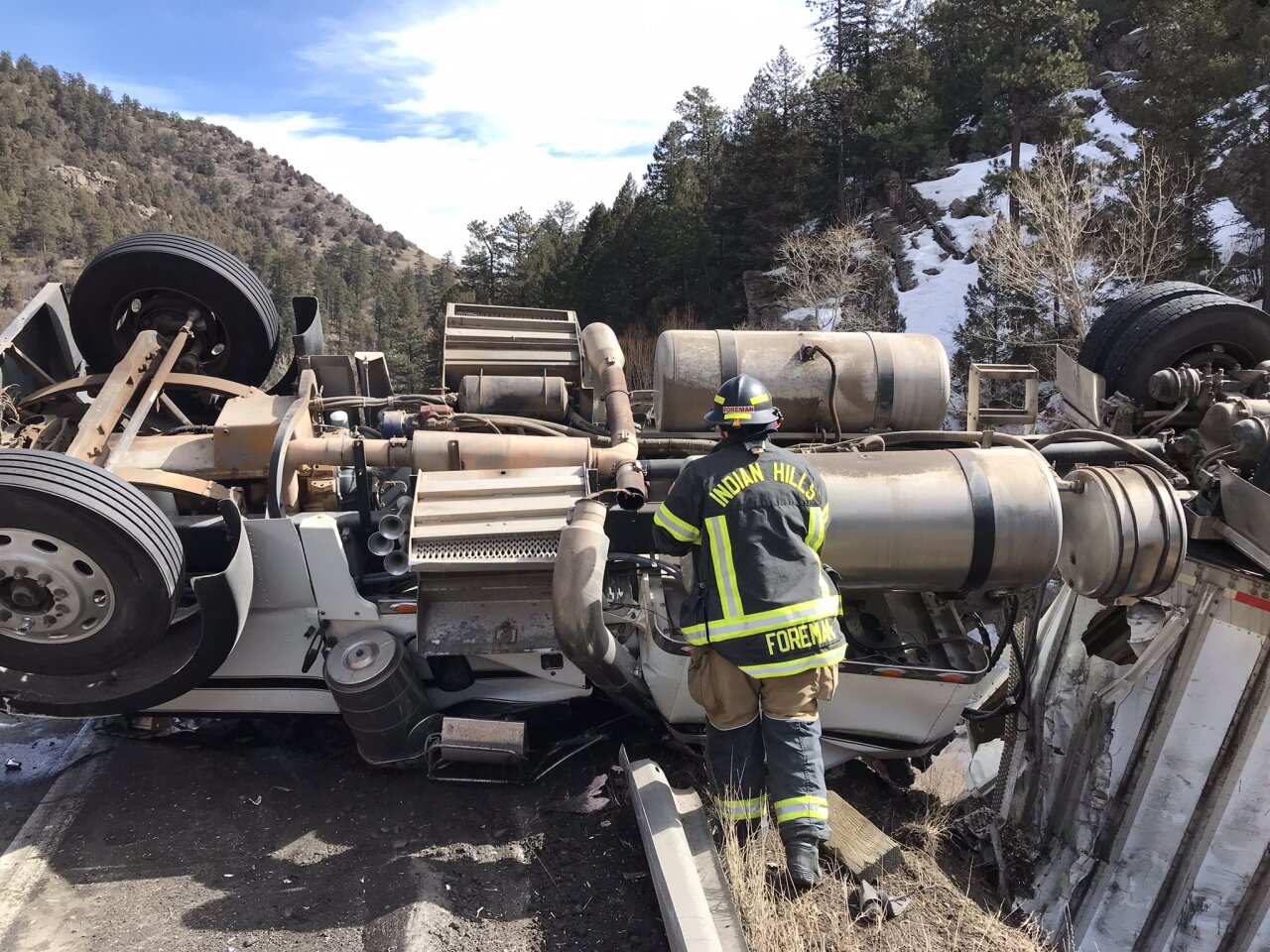 US 285 crash march 10 2023_Inter-Canyon Fire Protection District