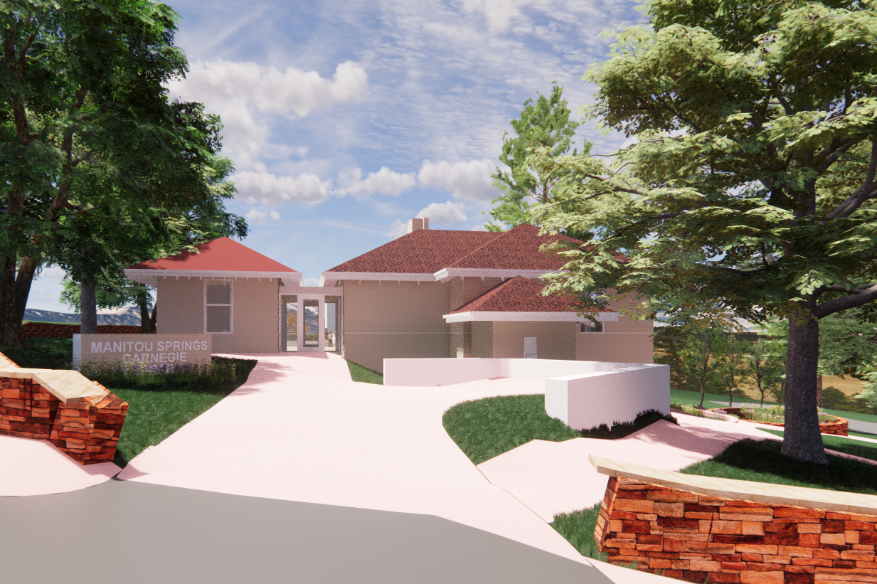 Render of new Carnegie Library