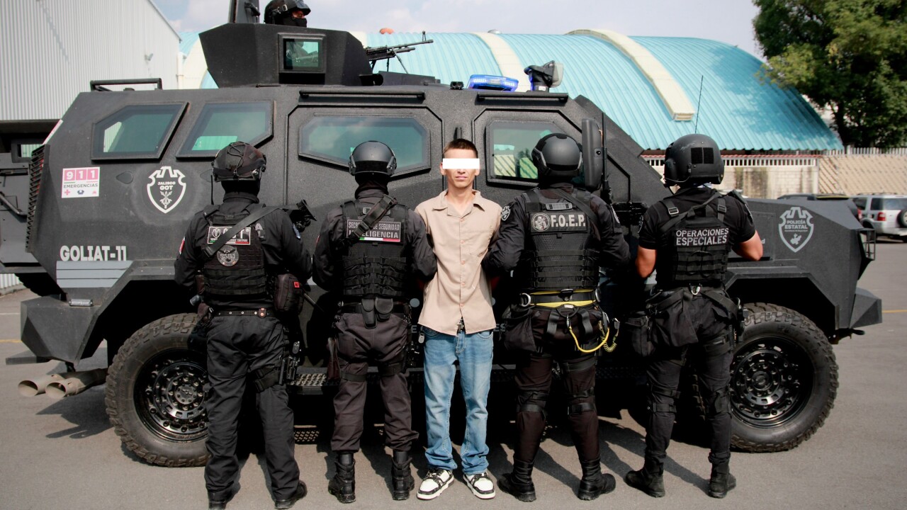 Jorge Luis Martinez was captured in Jalisco, Mexico, in connection with the murder and torture of a police officer's relative in the U.S.