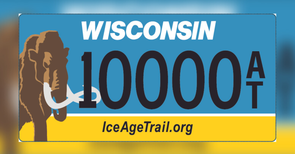 Wisconsin DMV releases new Ice Age Trail license plate