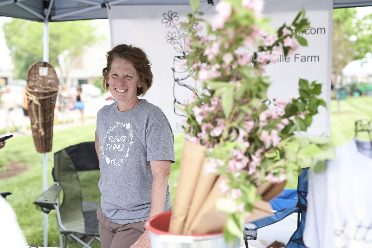 Flower Farmer at the Indiana Peony Festival