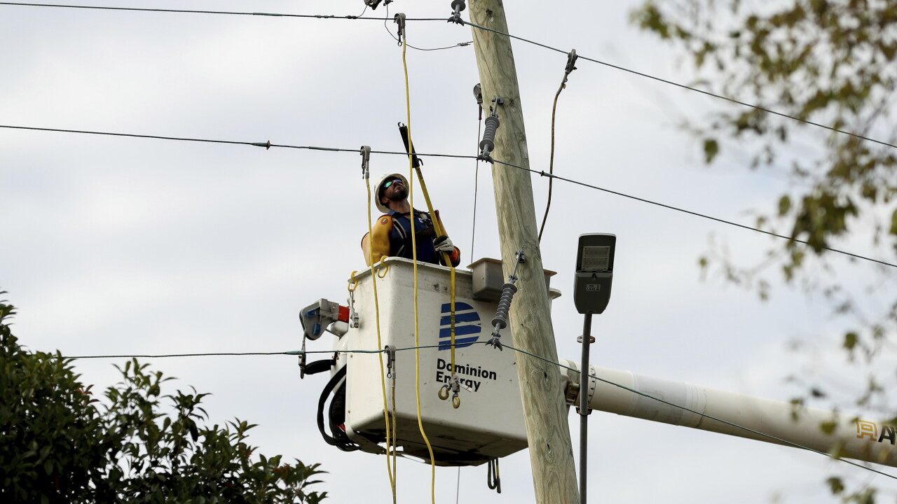 More than 17,000 Dominion Energy customers without power Sunday morning