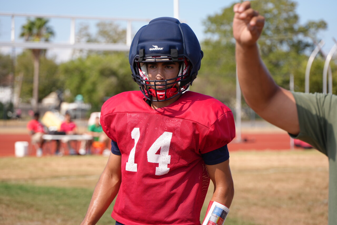 IWA quarterback Sawyer Brown