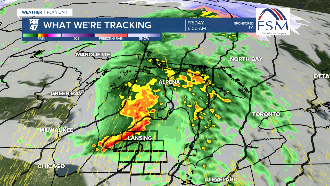 Friday Morning Showers and Storms Begin Around 6 AM