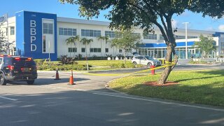 A woman brought grenades to the Boynton Beach police station on May 2, 2024.