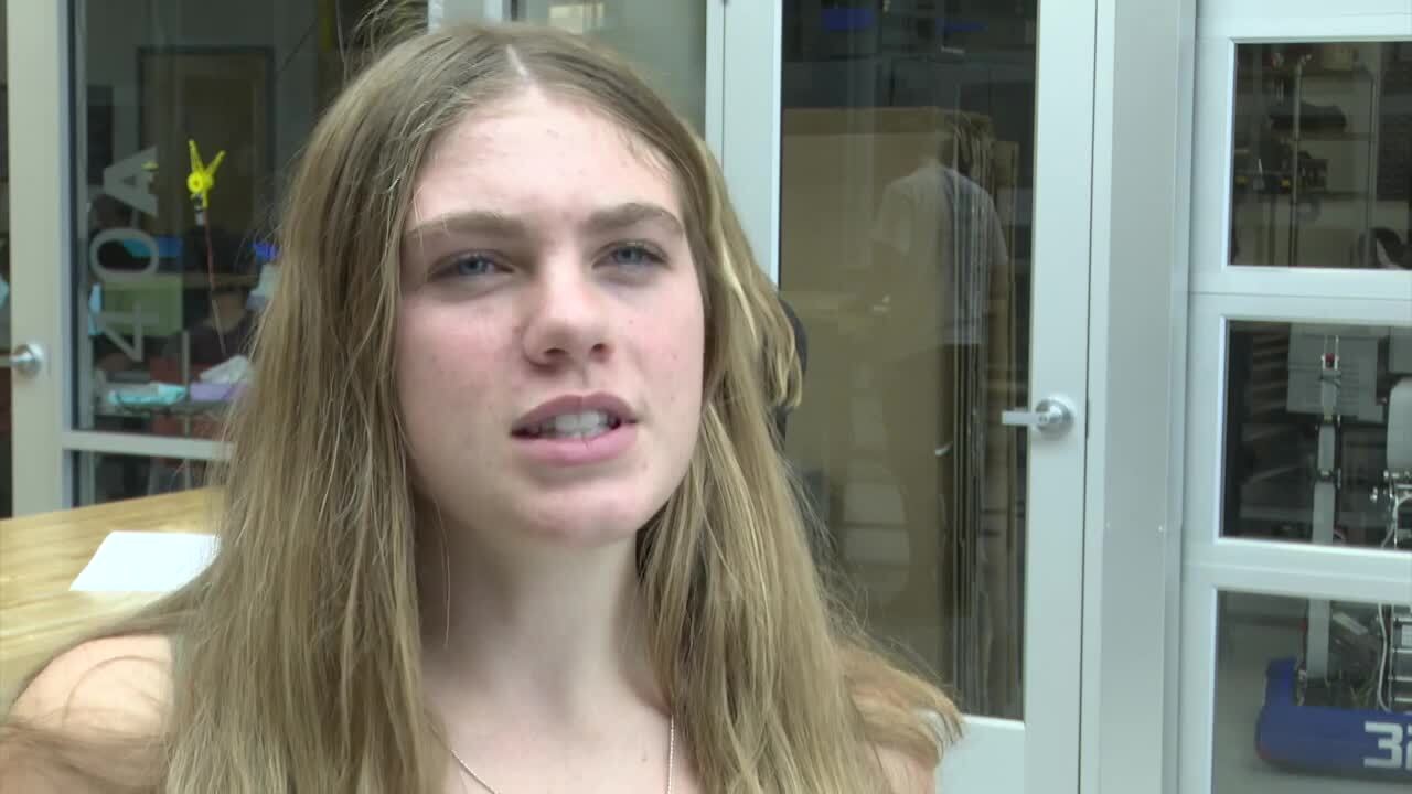 junior Claire Powell