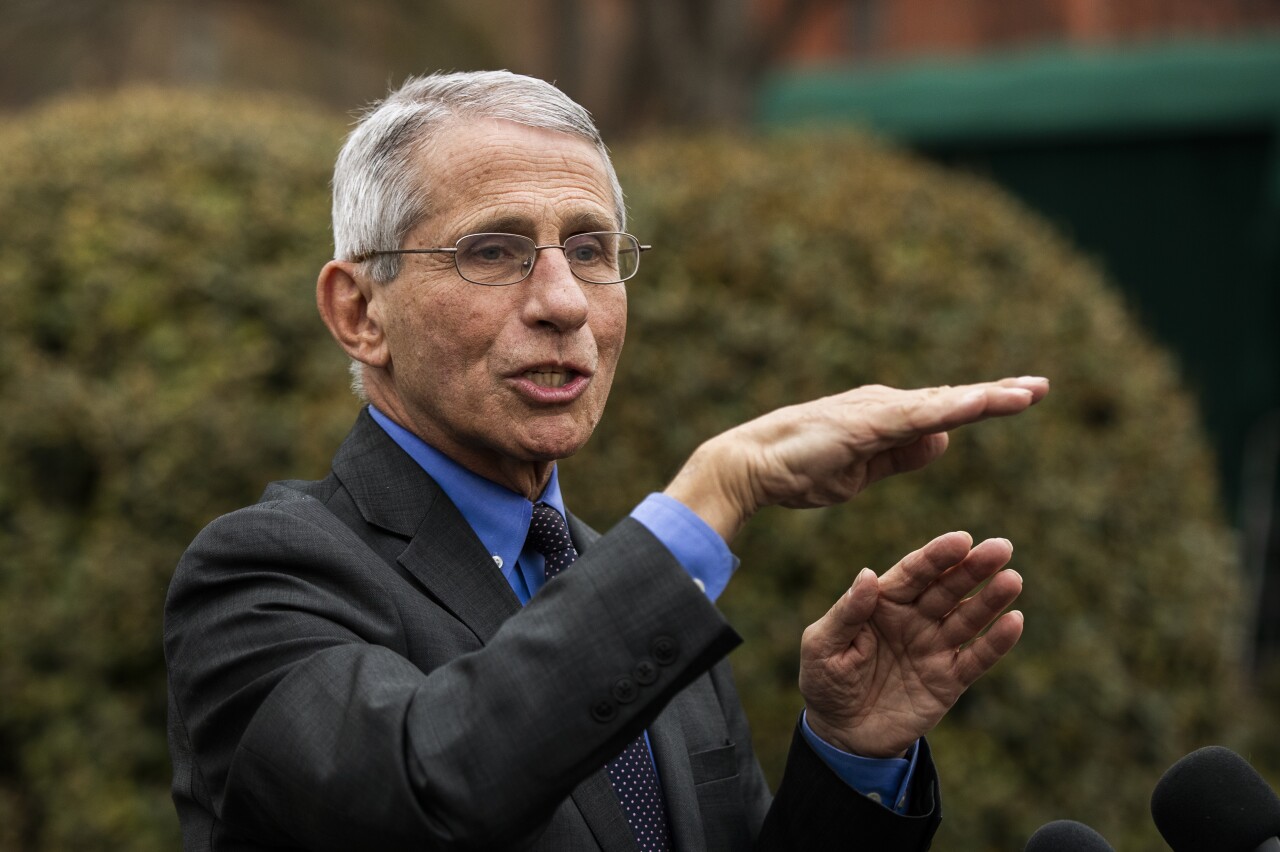 Anthony Fauci, Donald Trump
