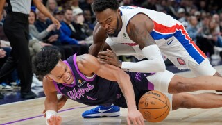 Pistons Timberwolves Basketball