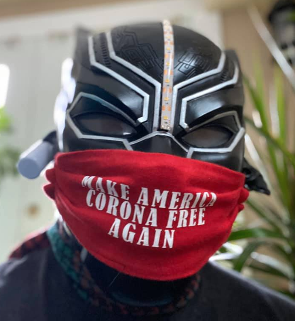 One Cleveland girl has been busy sewing masks.