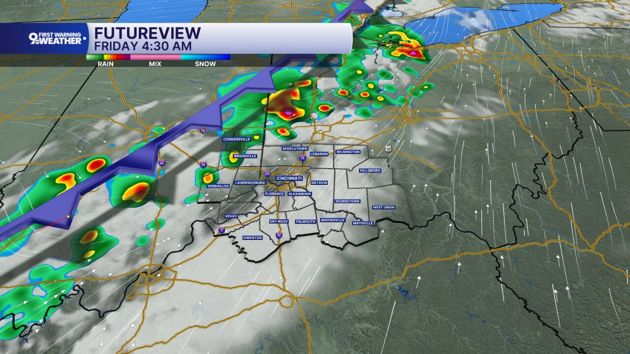 Thursday night cold front