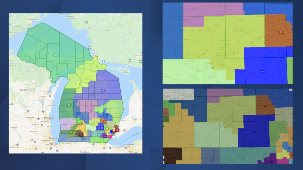 New state Senate map