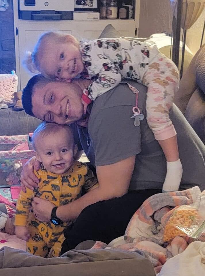 Mattina's daughter is four, his son is two