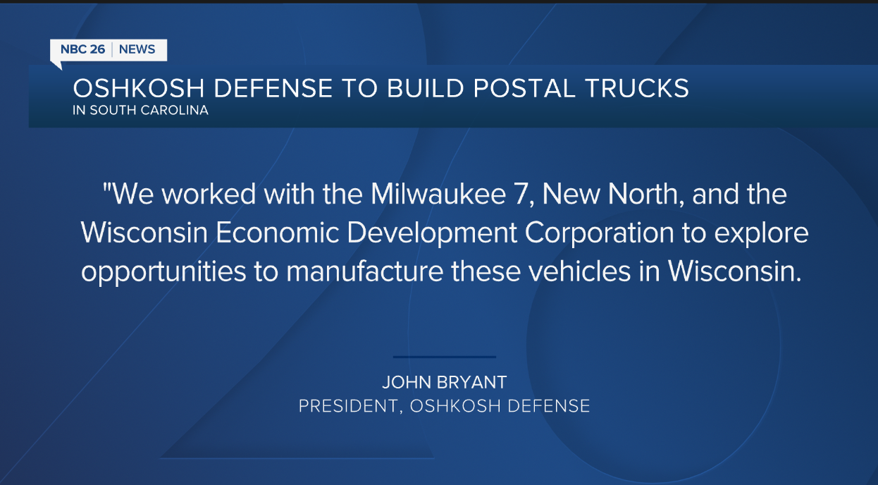 Oshkosh Defense to build Postal vehicles in South Carolina