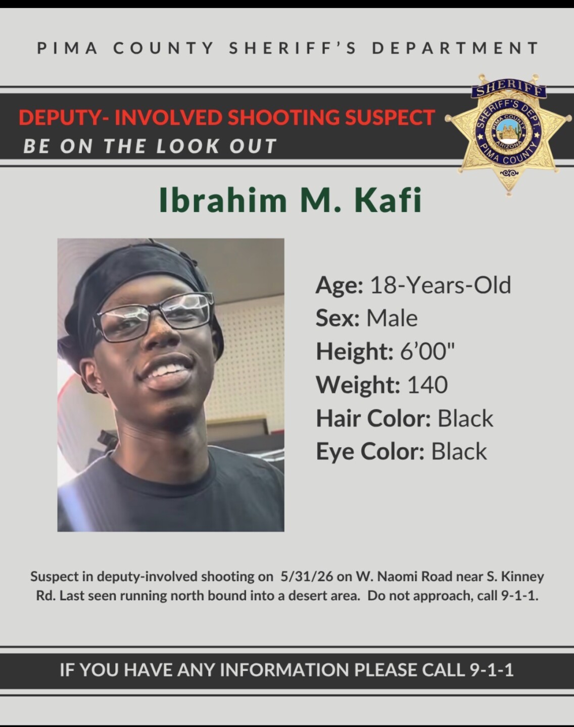 deputy involved shooting suspect