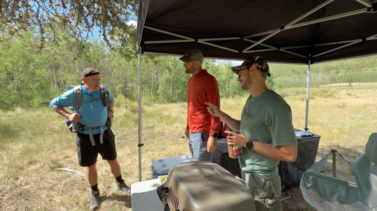 Blue and Aidan Mike and Stephen Nance_trail magic day