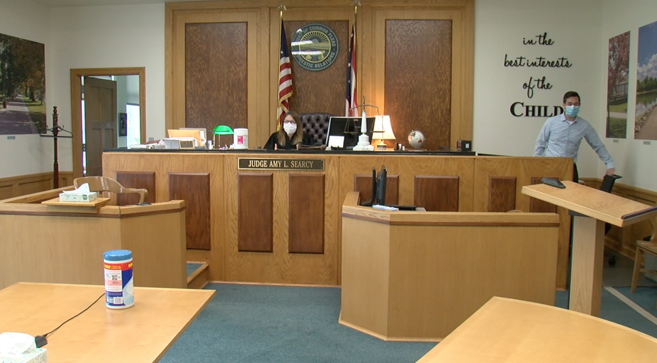 Judge Amy Searcy's courtroom