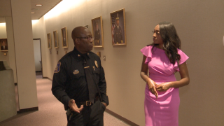 Cheif Wideman speaks with News 3 reporter Kelsey Jones on goals for the city 