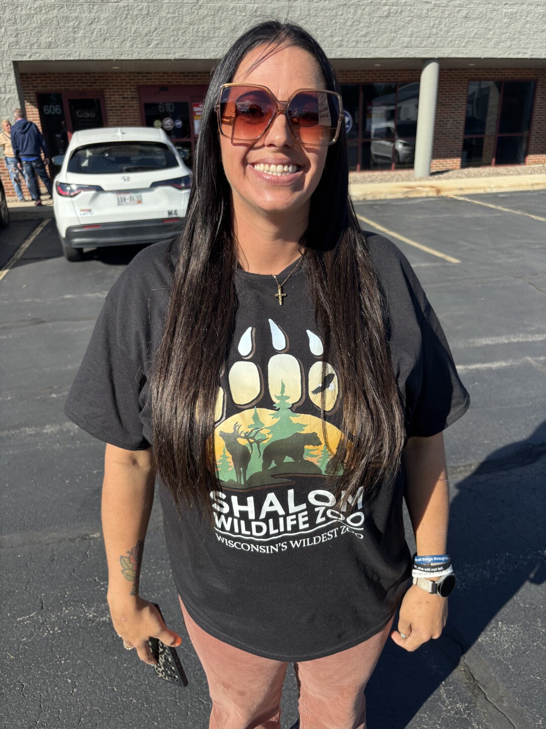 Carrie Donald's aunt and uncle own Shalom Wildlife Zoo