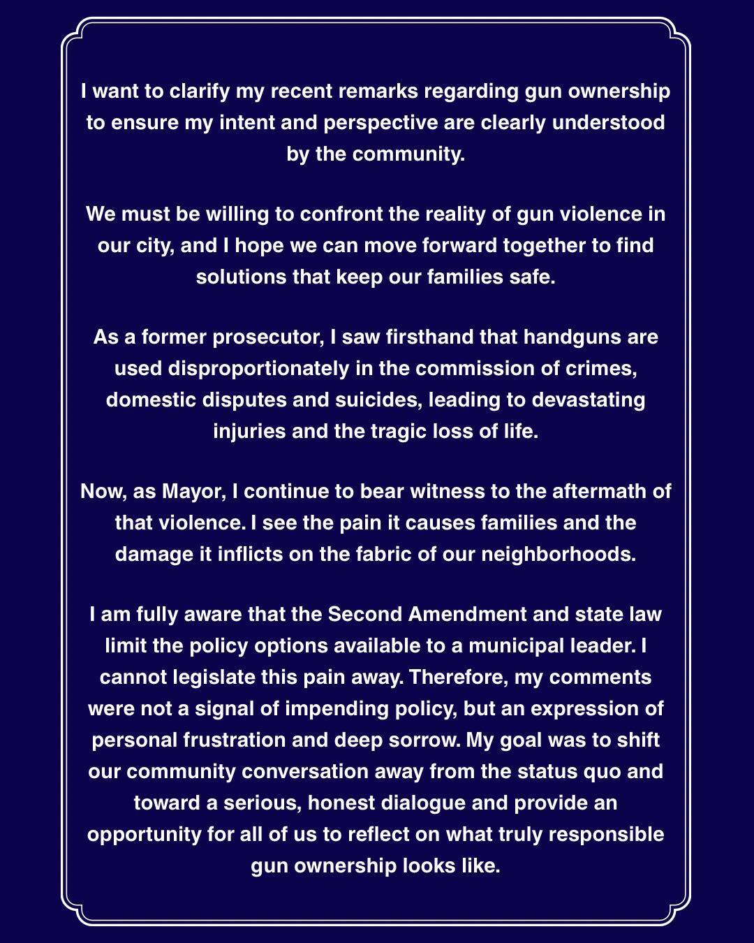 GR Mayor David LaGrand clarifies gun comments