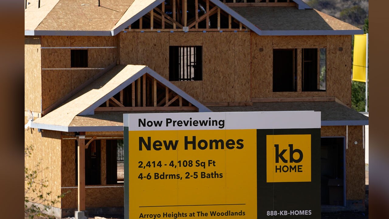 Home under construction in Simi Valley, Calif.