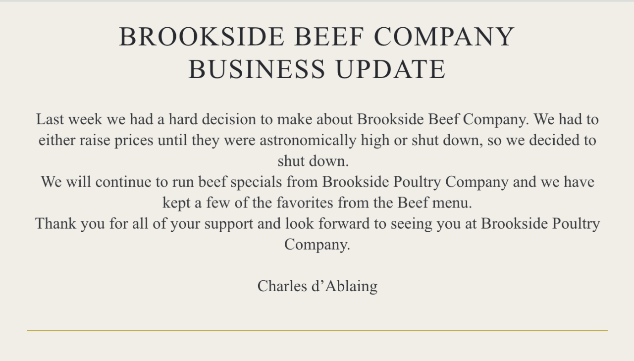 Brookside Poultry Company