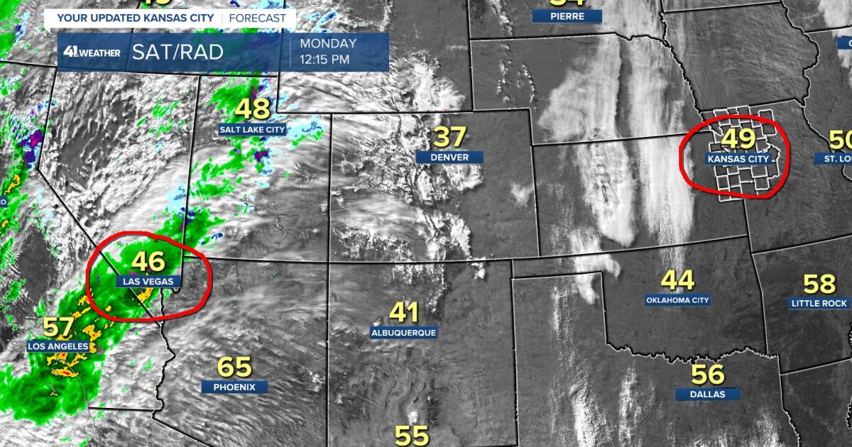 KSHB 41 Weather Blog | Tracking 2 storm systems for Kansas City and Las ...