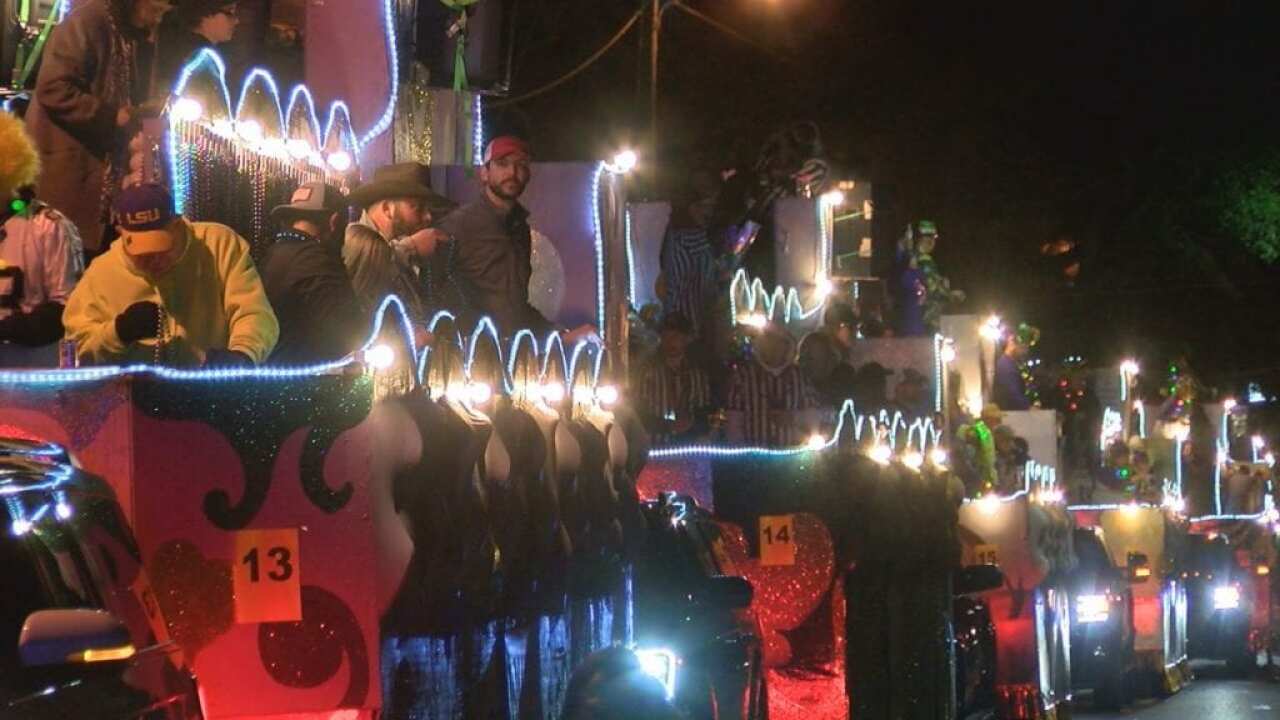 Acadiana carnival season with first parade in New Iberia