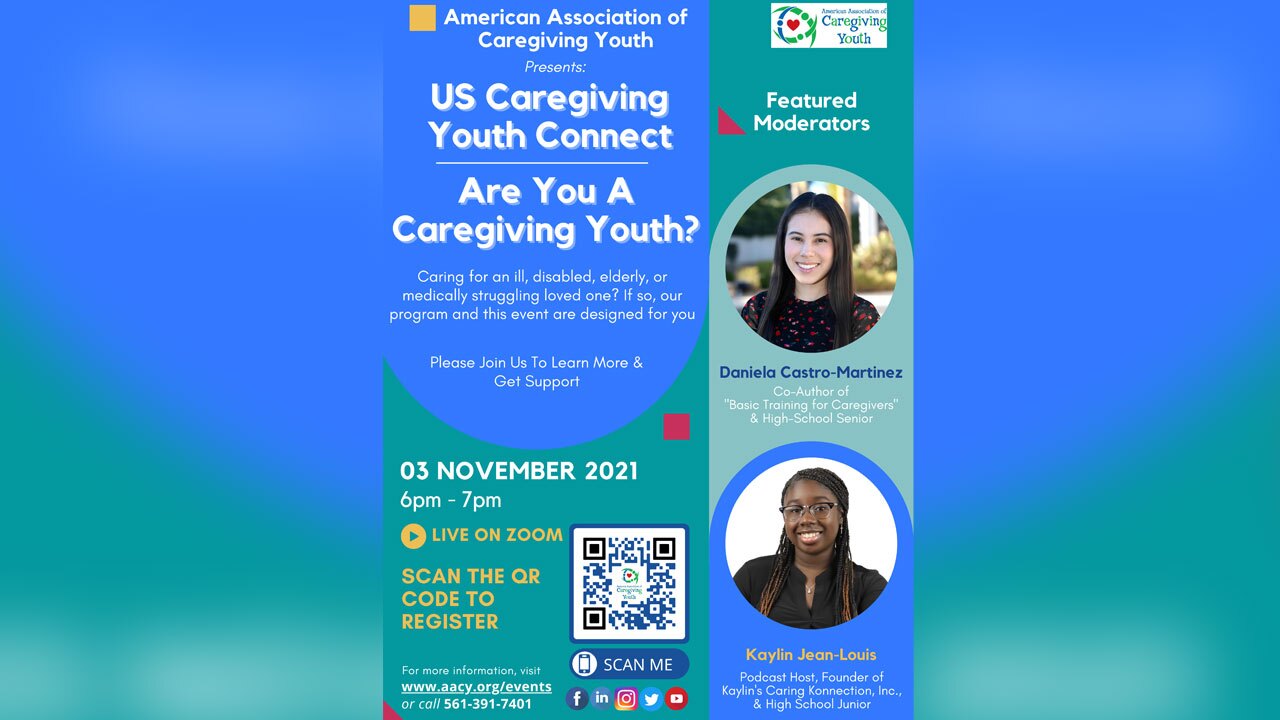 Young caregivers event, Nov. 3, 2021