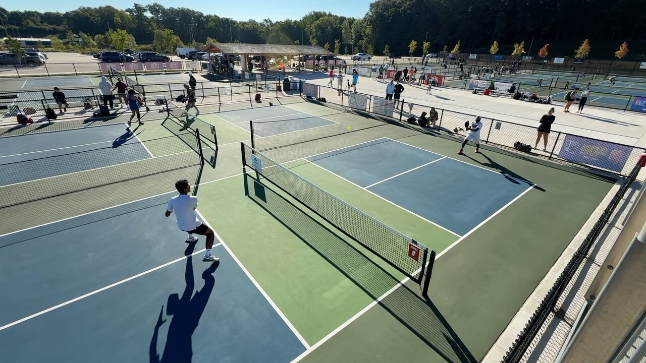 Looking down at the courts.jpg