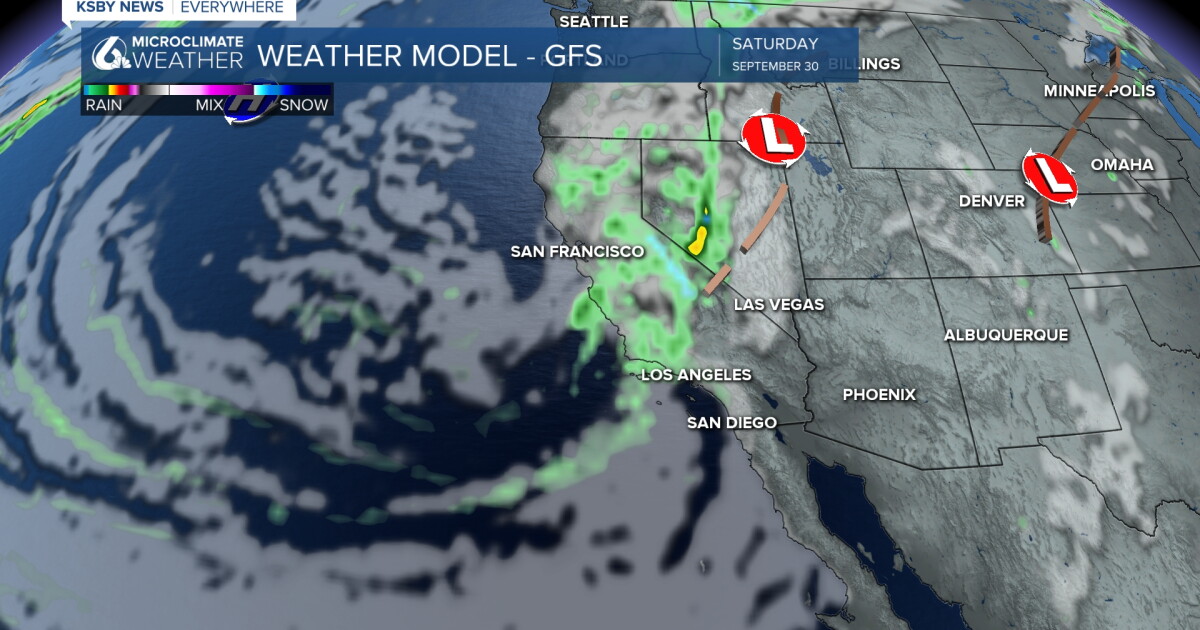 With winds calming focus turns to a cooler weekend with a chance of showers