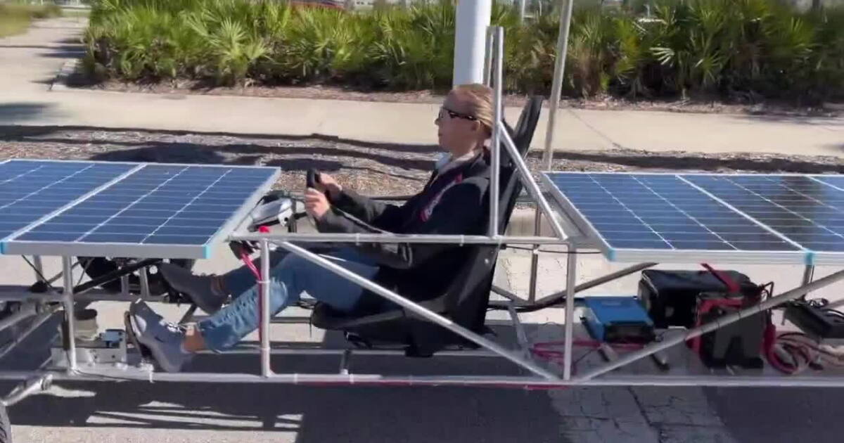 Students at Florida university build solar car from scratch - Vimarsana News