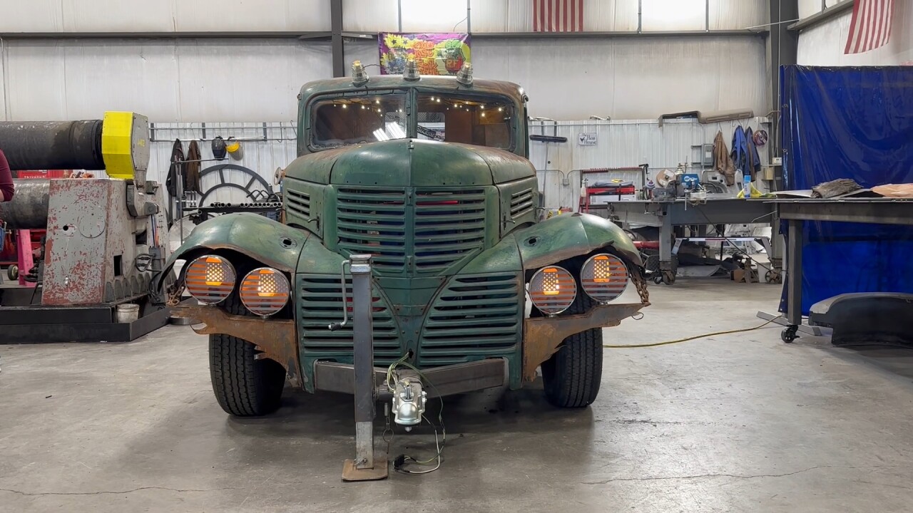 Revving up support: Classic pickup trucks converted into fire pit for Billings fundraiser