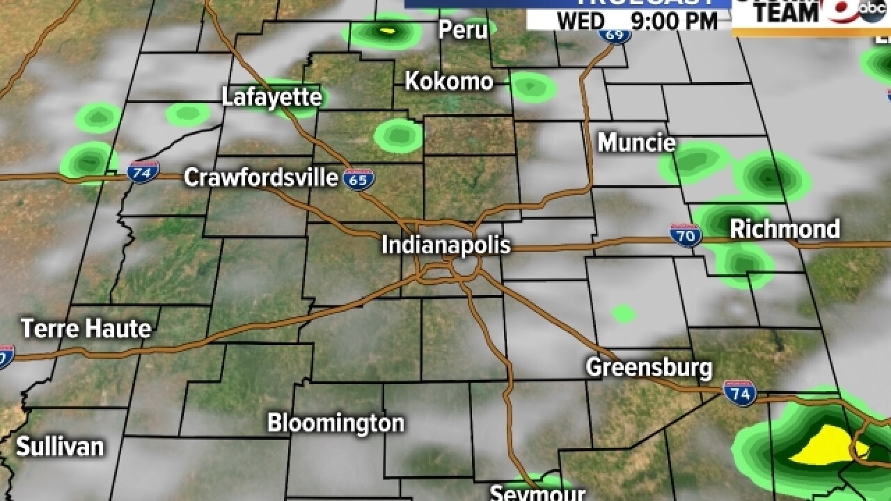 TIMELINE: See when Wednesday storms will hit