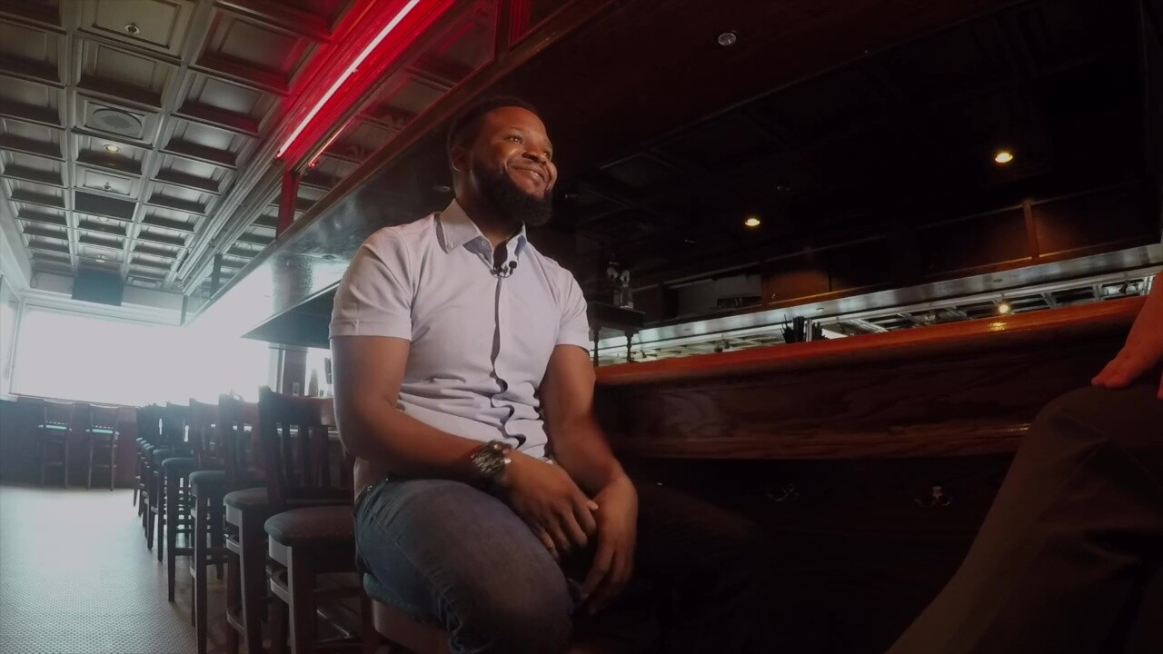 Dominick Hubbard is the front-of-house manager at Shooters on the Water in the Flats.