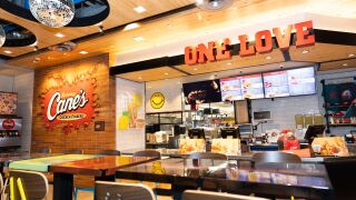 Raising Cane's interior