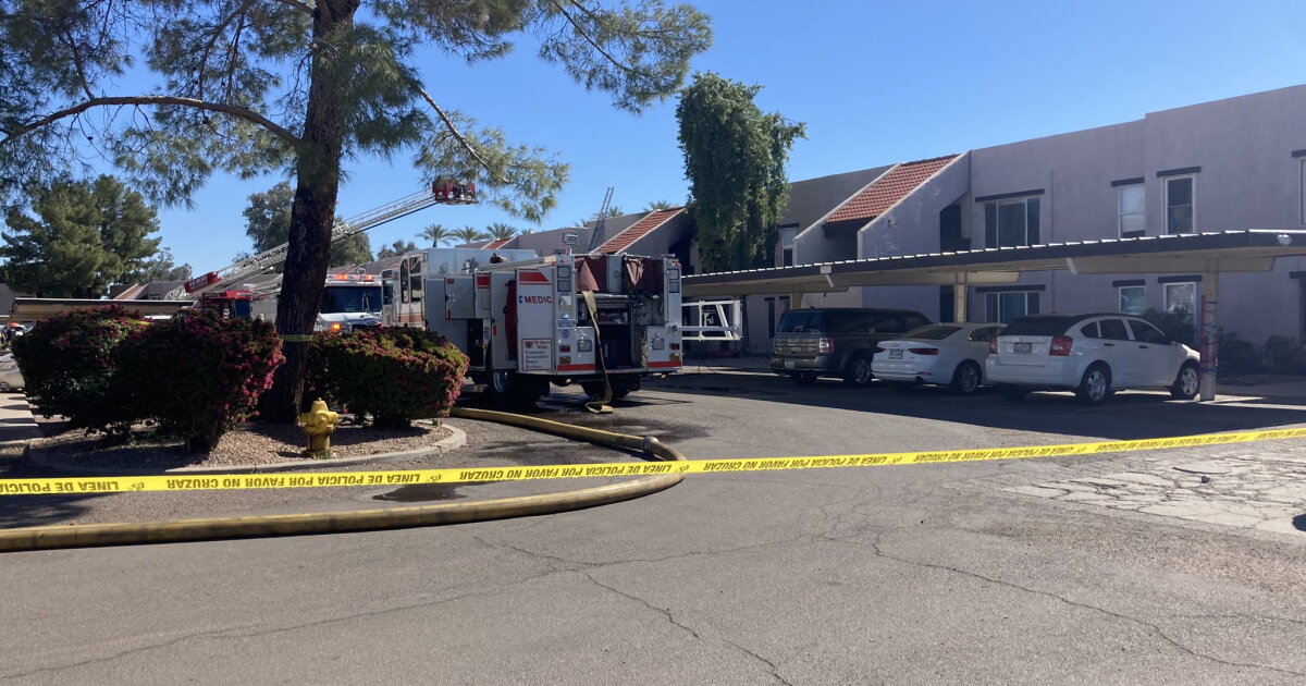 2 kids rescued from fire by good Samaritan, Arizona officer