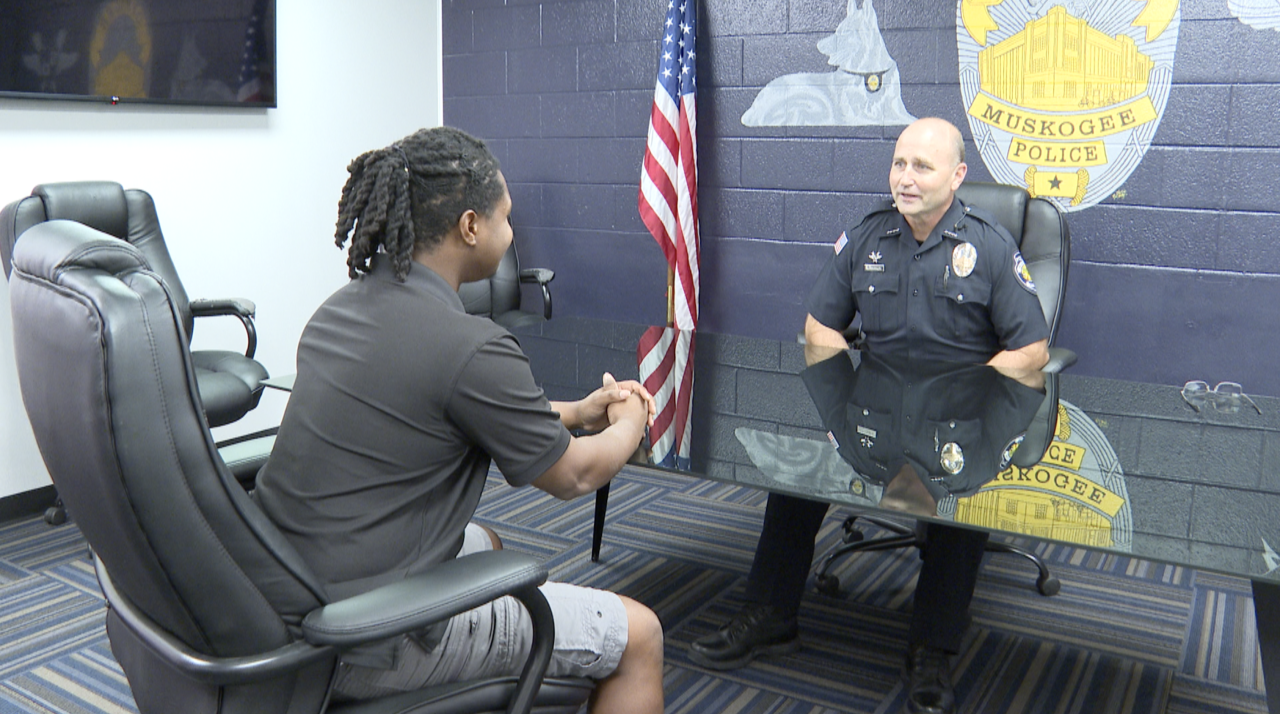 two shot NEW MUSKOGEE POLICE CHIEF