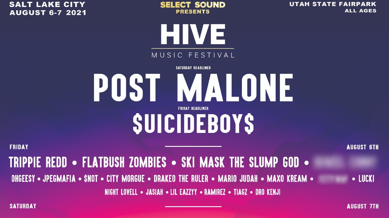 Post Malone to headline return of music festivals to Salt Lake City