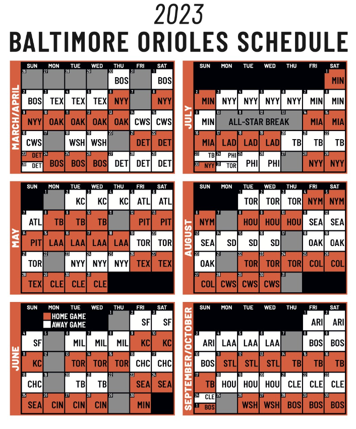 Orioles Television Schedule Orioles Television Schedule